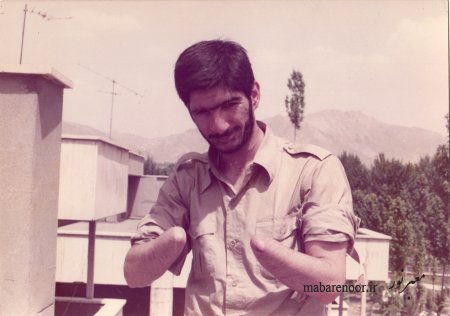 جانباز پر افتخار تخریبجی مداح و ذاکر ابی عبدالله علی فریدون نژاد