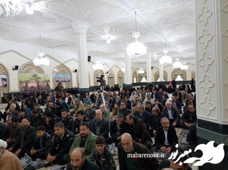 مراسم سی امین سالگرد شهادت فرمانده دلاور تخریبچی شهید علیرضا عاصمی در شهرستان کاشمر